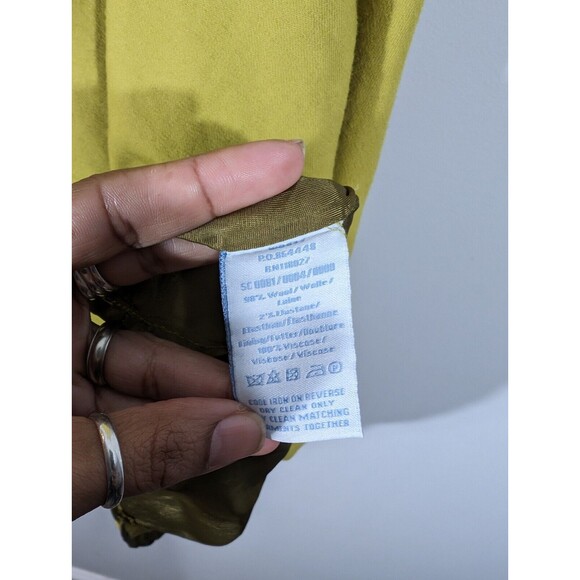 Boden Finsbury Green Wool Fit N Flare Midi Classic Dress Women Size 8 Regular - Picture 7 of 8